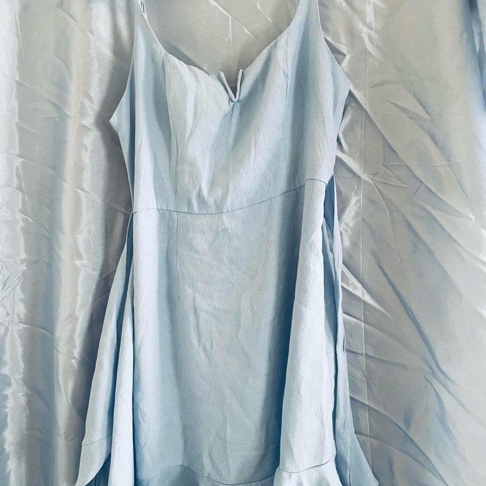 Hello Molly Sky Blue Wrap Dress